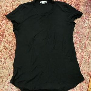 James Perse Size 1 Black T-shirt